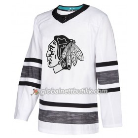 Chicago Blackhawks Hockeydrakt Blank Hvit 2019 NHL All-Star Adidas Authentic - Herre
